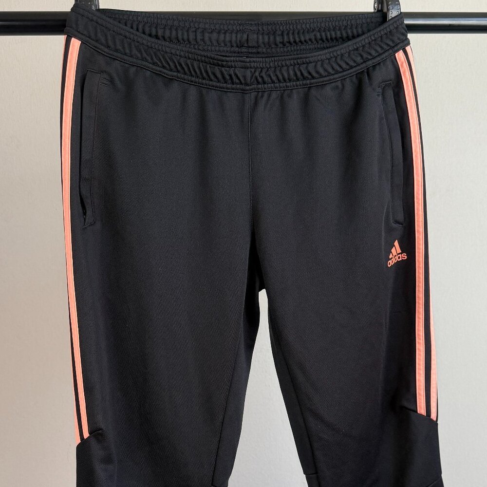 Adidas Track Pant with Light Pink Stripes StayCool Size L
